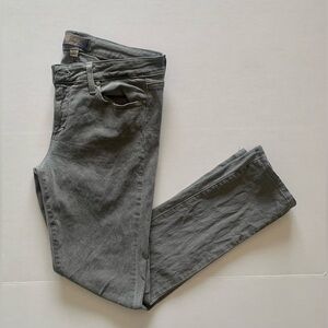 Paige Peg Skinny Jeans Grey Wash Sz 30